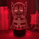 thumbnail image 4 of SCSYV 3D Night Light Touch Switch Table Desk Illusion Lamps Led Night Light Dragon Maid 3D Lamp Anime for Room Decor Nightlight Kid Child Birthday Gif, 4 of 5