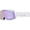 White/Lavender/Mirror Lavender, variant on 100% Snowcraft S Hiper Goggle - Black/Silver; Mirror Silver