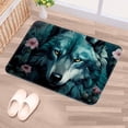 thumbnail image 5 of Wolf Non-Slip Polyester Floor Rug Office Kitchen Mat, Machine Washable, 5 of 6