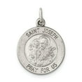 thumbnail image 1 of FB Jewels Sterling Silver Antiqued Saint Joseph Medal, 1 of 4