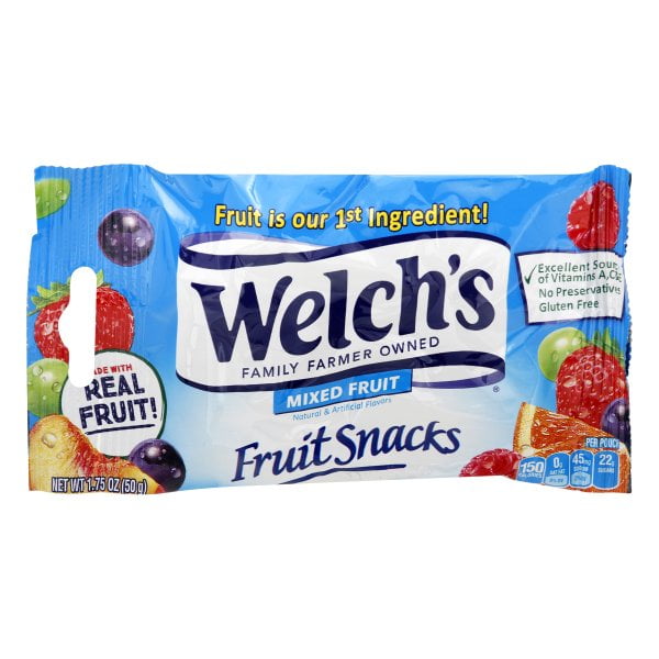 Welch's Mixed Fruit Fruit Snacks 1.75 oz. Pouch