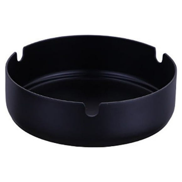 Large Stainless Steel Ashtray | High Temperature Resistant, Drop Resistant, Round Design Ashtray | Stainless Steel Cigarette Ashtray, Heatproof Ashtray, Durable Round Ashtray, Indoor Outdoor Ashtray