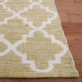 thumbnail image 4 of SAFAVIEH Montauk Crispian Geometric Quatrefoils Cotton Area Rug, Green/Ivory, 2'3" x 3'9", 4 of 9