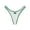 F1-White292, variant on Women's Brazil Flag Embroidered Trimmed Underwear Thong Panties High‑Cut Stretch Cheeky G‑String Briefs