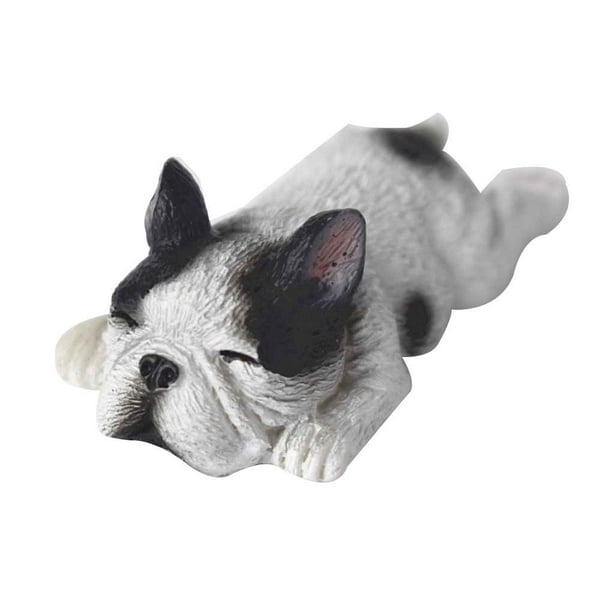 Matsuzay Dormir Perro Nevera Pegatina Bulldog Francés Mini Toy Imán Decor Novel Decoración del hogar Blanco Escribe un Matsuzay JJ9742-03
