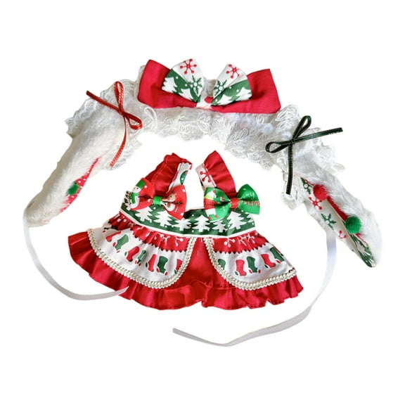 Almencla Figure Overall Skirt Dress up DIY Clothing Costumes Fashion Educational Brace Skirt Make Your Own Dolls for 7.87'' Doll