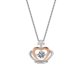 thumbnail image 1 of Collar en forma de corazón, collar ligero y brillante para niñas y mujeres, ideal para regalo, 1 of 8