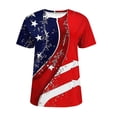 thumbnail image 4 of QASIEATN Women's 250Th Anniversary Print Crew Neck T Shirt 250Th Anniversary Tshirt Patriotic Tee Summer 4th of July Tops, 4 of 4