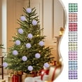 thumbnail image 7 of Christmas Ornaments, Holiday Decorations, Soft Macaron Colored Plastic Christmas Balls Set With Hanging Loops For Tree Garland Decoration, Lightweight Durable Material, 7 of 7
