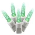 thumbnail image 7 of Vickerman 70 Purple M5 LED Icicle Light on White Wire, 9' Christmas Single Mold Light Strand, 7 of 7