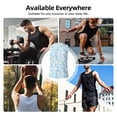 thumbnail image 3 of Yiaed Floral Daisy Print Men's Singlet Vests Summer Running Muscle Tank Tops Gym Undershirt Round Neck Sleeveless for man, 3 of 5
