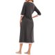 thumbnail image 5 of Vestido de tumbona para mujer con bolsillos, mangas 3/4, camisones sueltos, pijamas para descan Irfora Vestido, 5 of 7