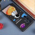 thumbnail image 4 of For Samsung Galaxy S22 Ultra 5G Milk Tea Astronaut Pattern Liquid Silicone Phone, 4 of 4