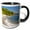 Black/White, variant on 3drose, British Virgin Islands, Peter Island, White Bay Beach-ca10 Tdr0023 - Trish Drury, 11oz Magic Transforming Mug