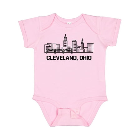 

Inktastic Cleveland Ohio Skyline Gift Baby Boy or Baby Girl Bodysuit