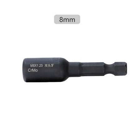 

BCLONG 1PCS Self-Tapping Socket Adapter 1/4 Inch Hex Shank Power Drill Tools 6-10mm