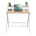 thumbnail image 2 of Escritorio Top Living Plegable de MDF y Acero con Estante Blanco, 2 of 11