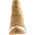 thumbnail image 3 of Mi Im Urban-04 Women's Rear Zipper Cut Out Strappy Stacked Chunky Ankle Booties, 3 of 4