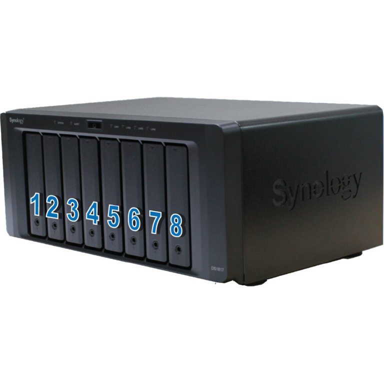 SYNOLOGY 8BAY NAS DISKSTATION DS1817 (DISKLESS) - Walmart.com