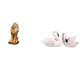 thumbnail image 1 of Escultura de león y cisne majestuosa, estatua coleccionable, adorno de mesa, figura decorativa para oficina, hogar, estantería, regalo de cumpleaños,, 1 of 8
