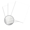 thumbnail image 1 of Mohawk Via Linen Paper Size 8.5 x 11 on 24w / 90gsm 50 Sheets per pack (100% PC Cool White), 1 of 3