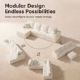 thumbnail image 6 of Furmax Modular L-Shaped Sectional Sofa – Tool-Free Assembly Multi-Seat Sofa Set for Living Room, Boneless Design Furniture, 6 of 7