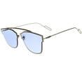 thumbnail image 3 of sunglassLA - Modern Fashion Ultra Thin Open Metal Minimalist Pantos Aviator Sunglasses - 55mm, 3 of 4