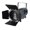 cool white, variant on 400W DMX LED Fresnel Spotlight 8°-90° Auto Zoom Ra90 Warm White Studio Stage Light Silent Cooling Fan