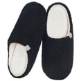 thumbnail image 3 of Zapatillas para hombre y mujer mocasines suaves y acogedores de espuma viscoelástica ligeras de forro polar antideslizantes cálidas y cómodas de felpa para interiores, 3 of 8