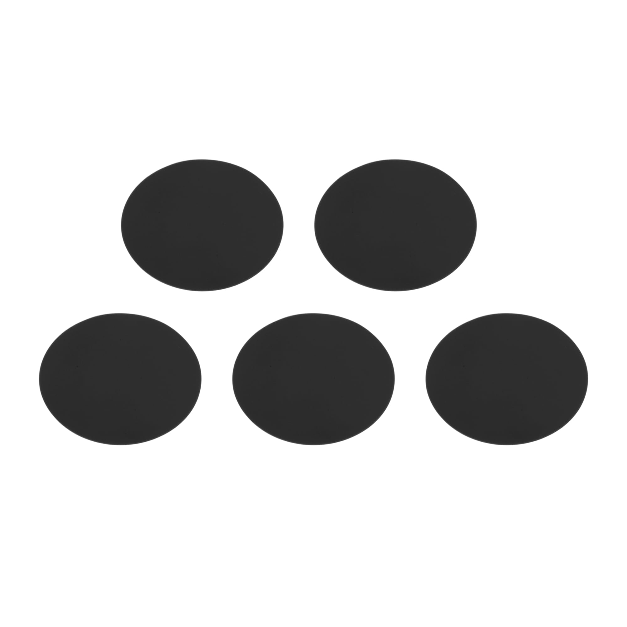 Unique Bargains Rollable Nail Art Stamping Mat 5 Pcs Black