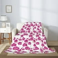 thumbnail image 2 of Sikiie Orchids Flowers Cozy Flannel Fleece Throw Blanket: Lightweight & Thick for All Seasons - Perfect for Women, Men, & Kids"60"x50", 2 of 6