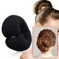 thumbnail image 7 of Fast Donut Bun Maker Tool DIY Hair Roll Snap Ring for Women Foam Hair Bands, 7 of 7