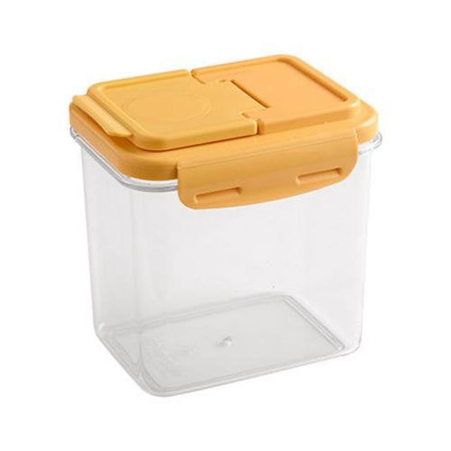 CNKOO Airtight Food Storage Containers with Lids Clear Pantry Canister Set for Kitchen Organization Stackable Organizers for Flour Sugar Cereal Rice