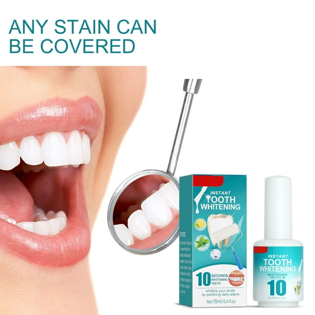 Pintura blanqueadora de dientes, elimina el mal aliento, limpia manchas, cuidado bucal, reduce la pigmentación, pasta de dientes, 15 ml