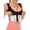 Black, variant on Women's Sauna Sweat Vest for Weight Loss - Waist Trainer Tummy Control Hot Workout Tank Top Body Shaper with Zipper