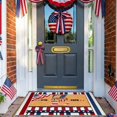 thumbnail image 2 of SIfdSeng Custom Last Name Doormat for 4th of July Patriotic Front Door Welcome Mat with and Design, 2 of 8
