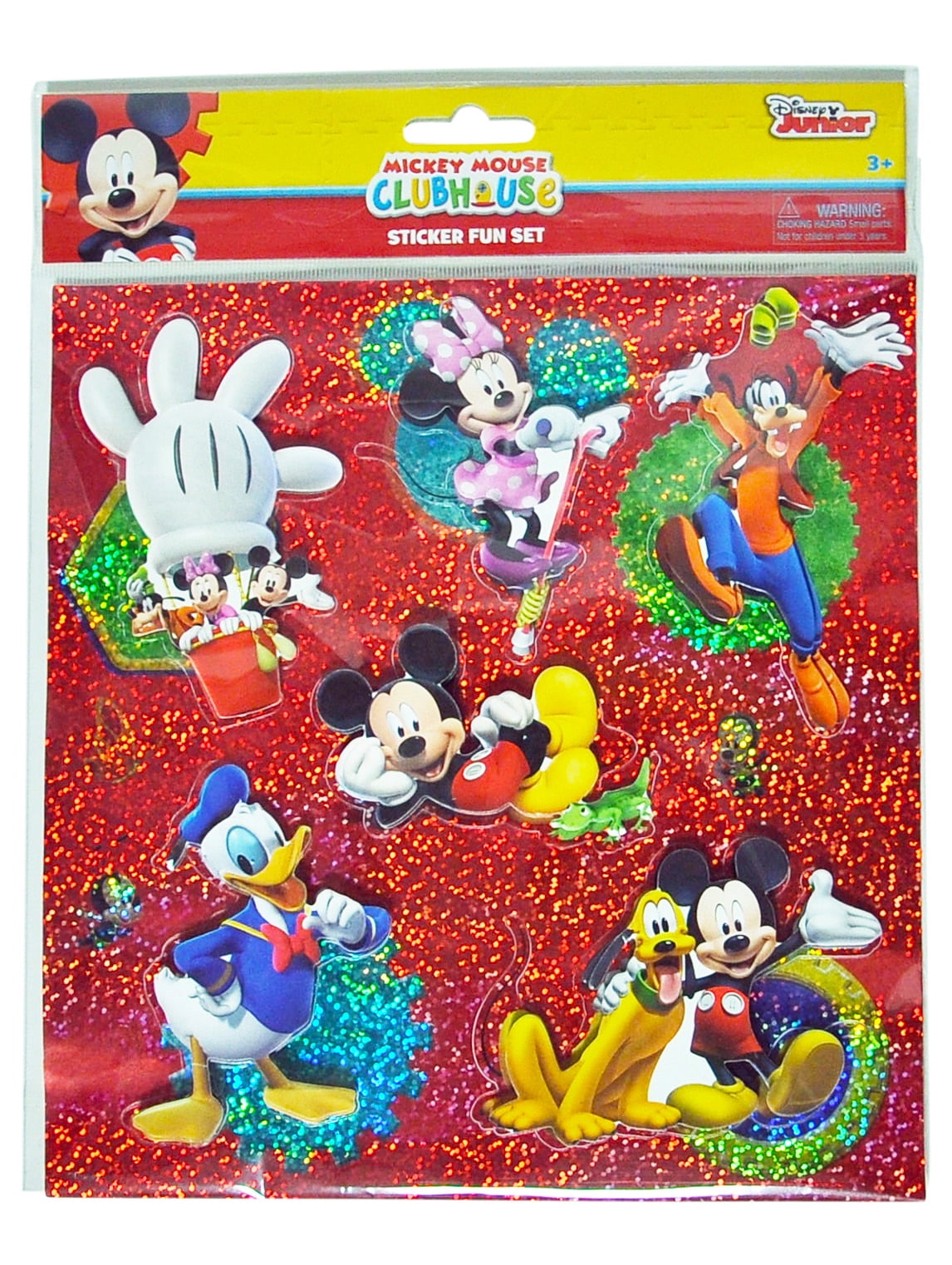mickey mouse clubhouse kids 3d sticker sheets 3 pack 18 ct walmart