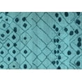 thumbnail image 1 of Ahgly Company Indoor Rectangle Abstract Light Blue Modern Area Rugs, 2' x 5', 1 of 4
