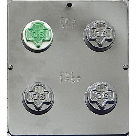1657 Girl Scout Oreo Cookie Chocolate Candy Mold