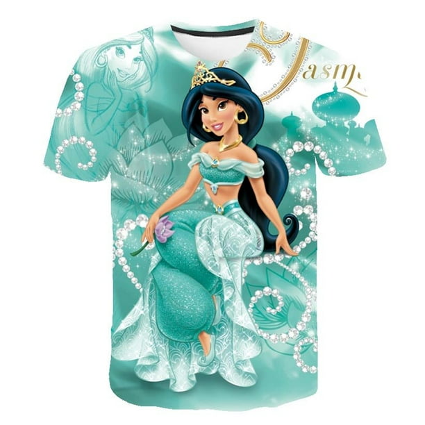 Disney Princess Party Dress up for Girls Halloween Frozen Elsa Jasmine Rapunzel Costume Kids Encanto 3D Clothing Birthday Gift6M Gao Jinjia LED