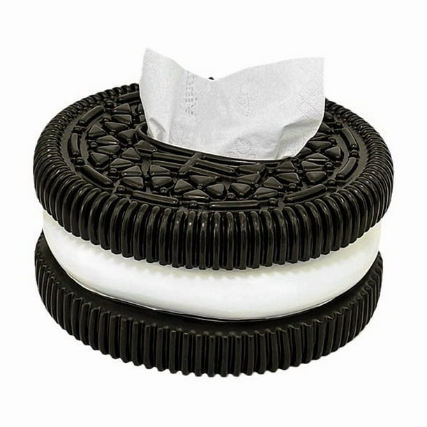 Funda de goma con forma de galleta Oreo, 348 g, 18 x 8,5 cm