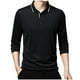 thumbnail image 2 of Blusa y camisa de manga larga con cuello vuelto para hombre, pijama deportivo para el hogar, camiseta de color liso, blusa deportiva de poliéster para hombre, 2 of 6