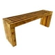 thumbnail image 5 of Banca para Jardín para Exterior o Interior para Tres o Dos personas, Estilo Vintage De Madera Durable. D4  Moderno, 5 of 7