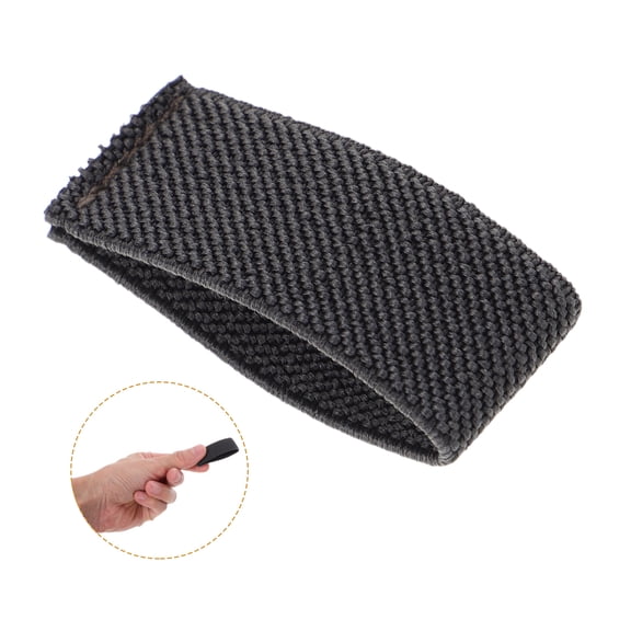 LOLIPPYY 10pcs Grey Nylon Belt Keepers for Outdoor Use Durable Elastic Loops Convenient Replacement Pack