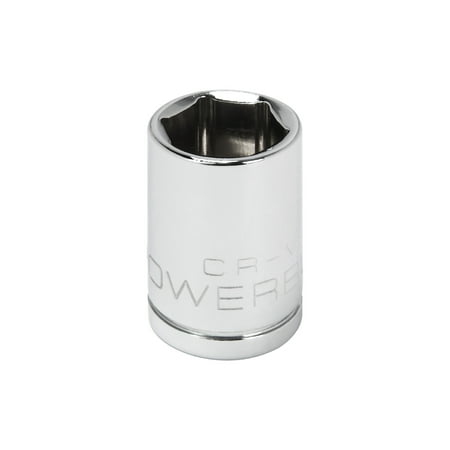 

Powerbuilt 1/4 Inch Drive x 12 MM 6 Point Shallow Socket - 648289
