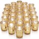 thumbnail image 1 of Juego de 36 portavelas votivos LETINE Gold Mercury Glass, 1 of 7