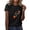 C-Black409, variant on DHFJKG Women Casual Graphic Printed Tee Short Sleeve Crewneck T Shirt Loose Fit Summer Casual Blouses Comfortable Tops