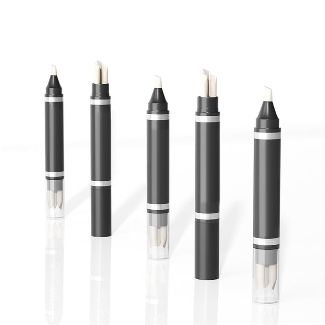 Lápiz desmaquillante de ojos portátil, borrador instantáneo para corregir errores de maquillaje, manchas de rímel, afinar delineador y lápiz labial (3,5 ml)