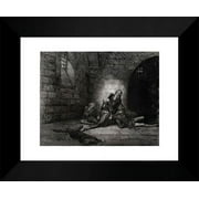 The Inferno, Canto 33, lines 67'68: Hast no help For me, my father! 15x18 Framed Art Print by Dore, Gustave