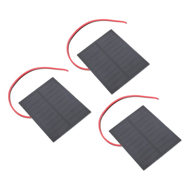Small Solar Panel, Eco Friendly Solar Cell Kit Monocrystalline High Efficiency with Cable for Phone for DIY Science Project